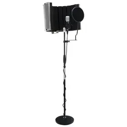 Pronomic Mikrofon CM-22 Studio Großmembranmikrofon Komplettset - Professionelles Mikrofon für Studioaufnahmen, inklusive Popschutz, Ständer und Transportkoffer – ideal für Gesang und akustische Instrumente.