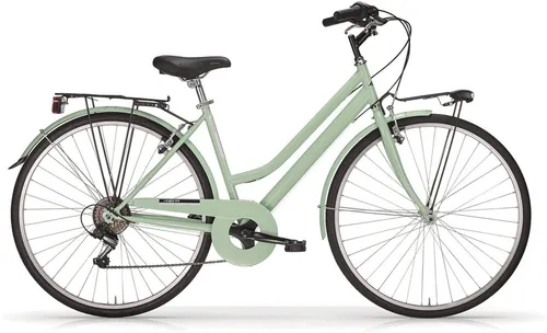 MBM Trekkingbike 28 Zoll TOURING woman Mint - Fahrrad mit 6-Gang SHIMANO Schaltung für flexibles Fahren in der Stadt und abseits, ideal für Abenteuer und tägliche Fahrten.