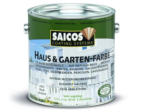 Saicos Holzöl für Haus & Garten - Hochwertiges Holzöl für den Außenbereich, schützt Holzoberflächen effektiv und sorgt für eine schöne Optik. Ideal für Möbel und Terrassen.