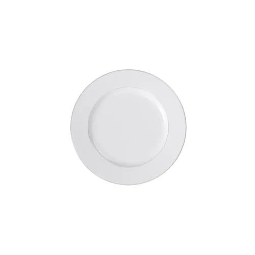 Villeroy & Boch Servierteller Anmut Platinum No.1 - Eleganter runder flacher Teller mit edlem Platinum-Dekor, ideal für festliche Anlässe und besondere Servierideen. Bitte beachten: Nicht für die Mikrowelle geeignet.