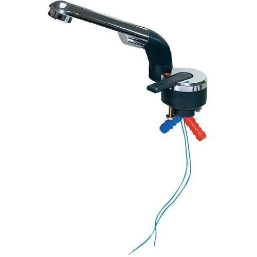 Camping Automatikwasserhahn Mischwasserhahn 12V Barwig Drehbar Schwenkbar Hobby