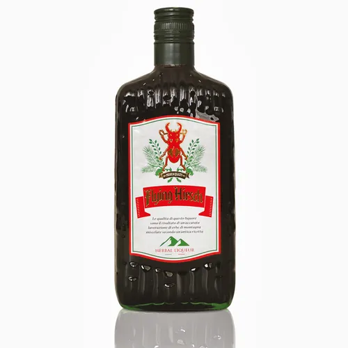 Flying Hirsch / Amaro Kräuterlikör Magenbitter / 35% Vol. 0,7l