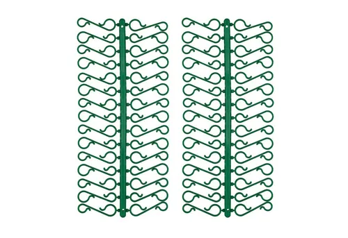 Navidacio Christbaumschmuck 60 Stück Weihnachtskugeln Haken Vintage Grün Aufhänger