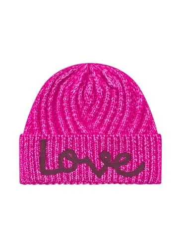 Codello Strickmütze mit LOVE-Stickerei - Stilvolle Codello Strickmütze mit LOVE-Stickerei, ideal für kalte Tage. Weicher, wärmender Mix aus 51% Acryl, 46% Polyester und 3% Wolle. Zeitloses Design, vielseitig kombinierbar und perfekt für jeden Look.