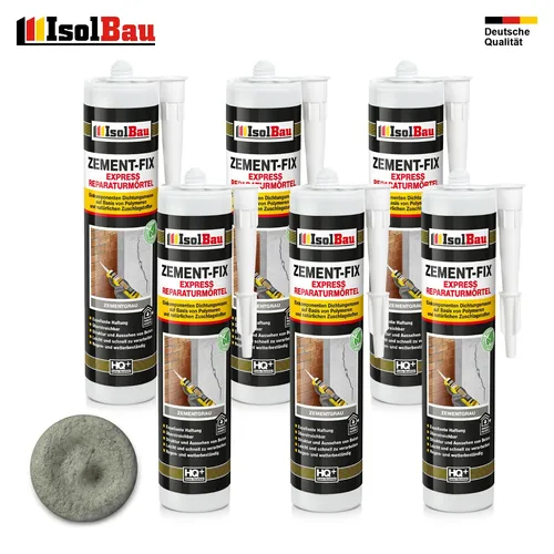 Zement, Mörtel & Beton Grau von IsolBau