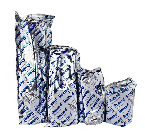 Romed Modelliermasse Gipsbinden, ideal für Babybauch-Abdruck oder zum Basteln (Set, 6 Rollen mit je 3 m Länge)