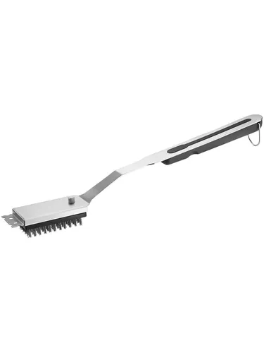 GEFU Grillbürste BBQ mit austauschbarem Bürstenkopf - Grillzubehör mit innovativem austauschbarem Bürstenkopf für eine gründliche Reinigung und lange Lebensdauer.