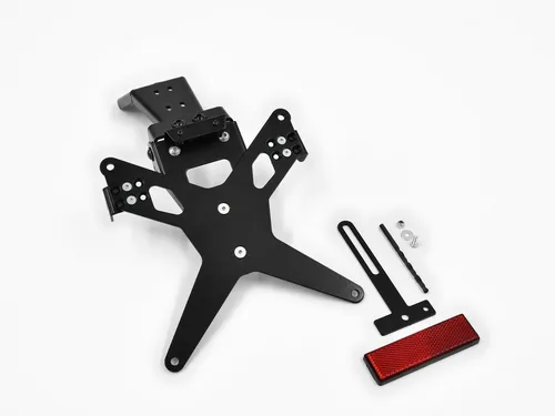 ZIEGER Kennzeichenhalter für KTM 1190 RC8/R 2008-2015 - Hochwertige Kennzeichenhalterung aus pulverbeschichtetem Metall, ideal für Straßenmotorräder. Inklusive Montagezubehör und 1 Jahr Herstellergarantie.