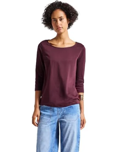 Damen Shirt mit U-Boot-Ausschnitt