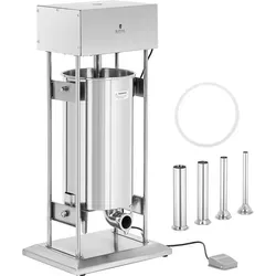 Royal Catering Wurstfüllaufsatz 25L - Elektrische Wurstfüllmaschine mit Fußpedal - Küchenmaschinen-Aufsätze - Effizienter Wurstfüller mit 25L Kapazität und 350W Motor, ideal für Metzgereien und Restaurants.