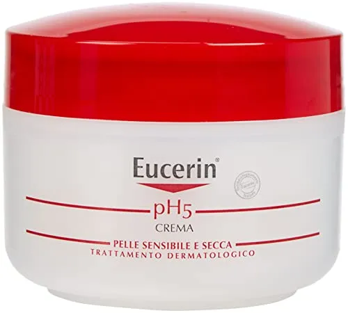 Eucerin pH5 intensiv Creme, 75 ml - Bodycremes für empfindliche Haut, spendet langanhaltende Feuchtigkeit und schützt die Hautbarriere.