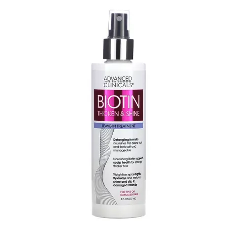 Advanced Clinicals, Biotin, Leave-In-Behandlung mit Biotin, 237 ml