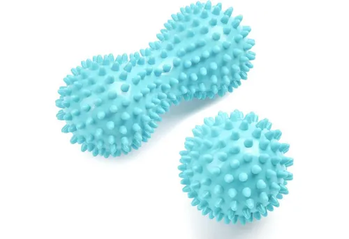 LuxusKollektion Massageball 2er Set in Gelb und Hellblau