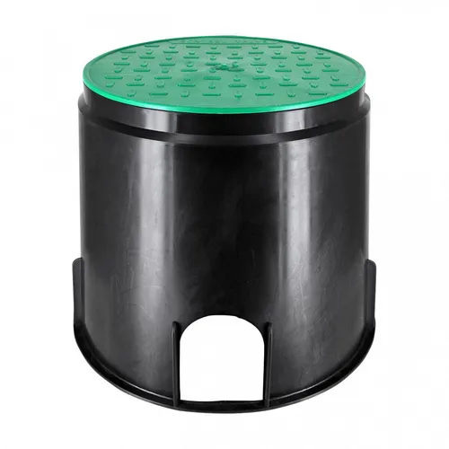 Ventilbox Ventilkasten Bewässerung Verteilerkasten mit Deckel rund LARGE 10