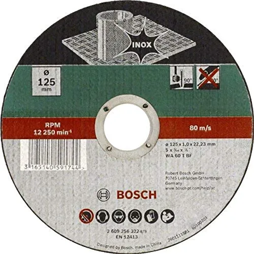 Bosch Home and Garden 2609256321 DIY Trennscheibe Inox 115 mm x 1,6 mm gerade