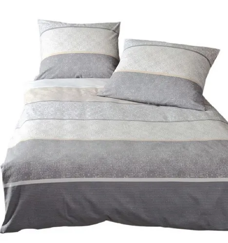 Janine Feinbiber Bettwäsche Set 135x200 cm - Bettwäsche-Set aus 100% Baumwolle, kuschelig weich und atmungsaktiv, ideal für erholsame Nächte im Winter und Sommer. Inklusive hochwertigem Reißverschluss für einfachen Wechsel.