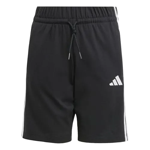 ADIDAS SPORTSWEAR J 3S KN SH 210 Kinder Shorts - Trainingsbekleidung aus 100% Baumwolle, weich und atmungsaktiv, ideal für Freizeit und Sport. Mit sportlichem 3-Streifen Logo und umweltfreundlichen Materialien.