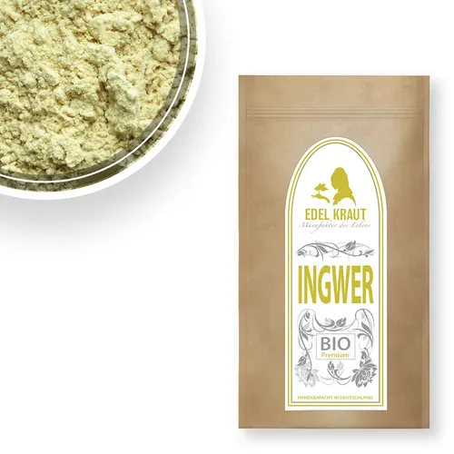 250g BIO Ingwer gemahlen EDEL KRAUT Pulver Ginger Powder Organic