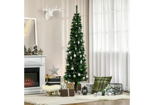HOMCOM Künstlicher Weihnachtsbaum 195 cm
