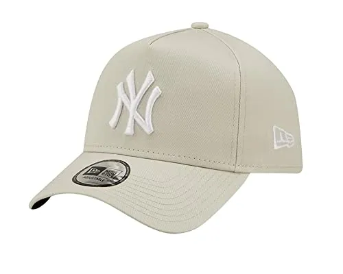 New Era New York Yankees MLB Colour Essential Stone 9Forty E-Frame Snapback Cap - Hüte, Kappen & Mützen für Baseball-Fans, verstellbare Snapback für perfekten Sitz und stylischen Look.
