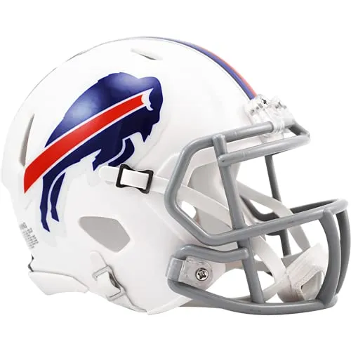 NFL Mini Helm Speed Buffalo Bills 2021 - Sportfan Spielzeugfiguren, offizielle NFL Lizenzware in Originalverpackung, ideal als Sammlerstück oder Deko für Fans der Buffalo Bills.