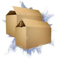 PROREGAL® Versandkarton 2-wellig 120x60x60cm - Ideal für sicheren Versand - Versandkartons aus 2-welliger Wellpappe, tragfähig bis 30 kg, mit Höhenriller für einfache Anpassung der Pakethöhe. Perfekt für umweltfreundlichen Versand und Lagerung.