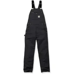Carhartt Robuster Herren-Overall 102776 - Schwarz - W50/L30 - Arbeits- & Schutzkleidung, robuster Overall aus schwerem Duck-Baumwoll-Material mit verstellbaren Hosenträgern und verstärkten Knien für maximale Haltbarkeit und Bewegungsfreiheit.