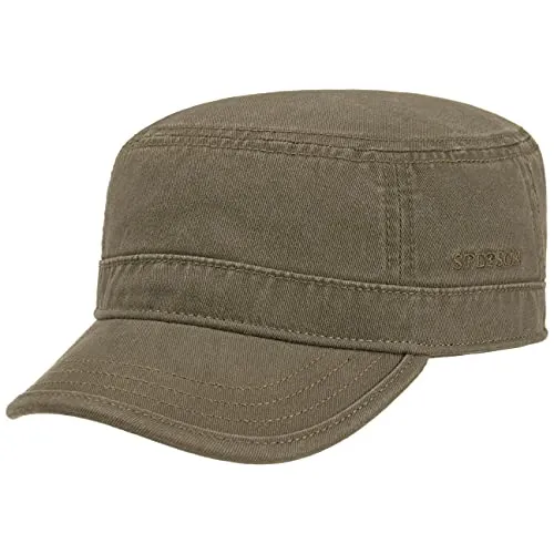 Stetson Gosper Army Cap - Modische Baumwoll-Mütze mit UV-Schutz 40 - Schirmmützen für Herren - Diese stylische Armycap aus 100% Baumwolle bietet hohen Tragekomfort und schützt mit 40-fachem UV-Schutz, ideal für sportliche Outfits und besondere Anlässe.