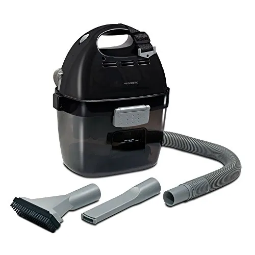 DOMETIC PowerVac PV 100 - Akkubetriebener Nass- und Trockenstaubsauger - Nass- & Trockensauger mit 12-Volt-Akku für maximale Bewegungsfreiheit, ideal für Fahrzeuge und Zuhause. Einfache Reinigung und starke Saugleistung von 400 mm Wassersäule.