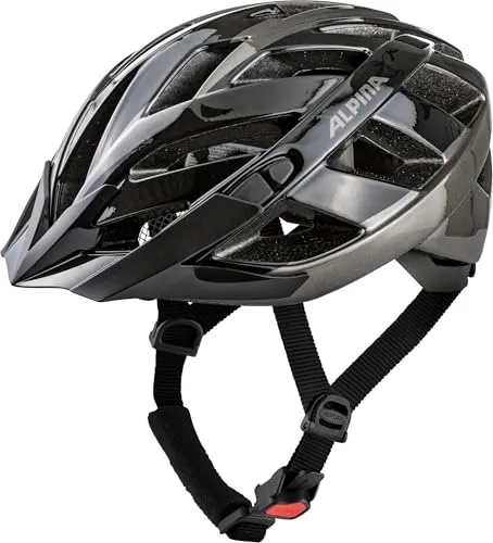 Alpina Panoma 3.0 Radhelm 52-57 cm schwarz/grau - Fahrradhelm für Radtouren, stabil und leicht, mit Insektenschutz und ideal für Bikepacking. Jetzt entdecken und sicher fahren!
