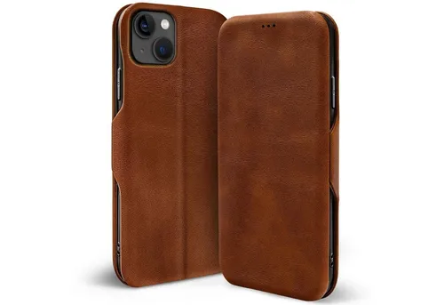 CoolGadget Handyhülle Business Premium Hülle Für iPhone 13 6,1 Zoll, Handy Tasche mit Kartenfach für Apple iPhone 13 Schutzhülle