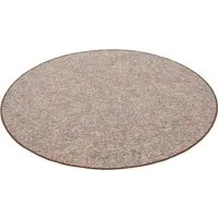 Memory Schlingen Teppich Rund in 7 Größen - Braun Meliert - Teppich in 7 Größen, maschinengetuftet aus 40% Polypropylen und 60% Polyamid, mit ca. 8 mm Gesamthöhe für eine angenehme Fußwärme.