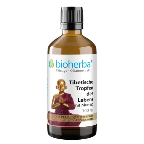 Bioherba Tibetische Tropfen des Lebens mit Mumijo Tinktur 100 ml