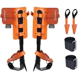 VEVOR Steigeisen Baumsteigeisen Kletter Set Orange
