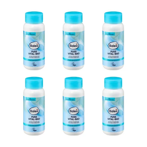 450g Balea Fußbad Vitalbad pflegende Erfrischung 6 x