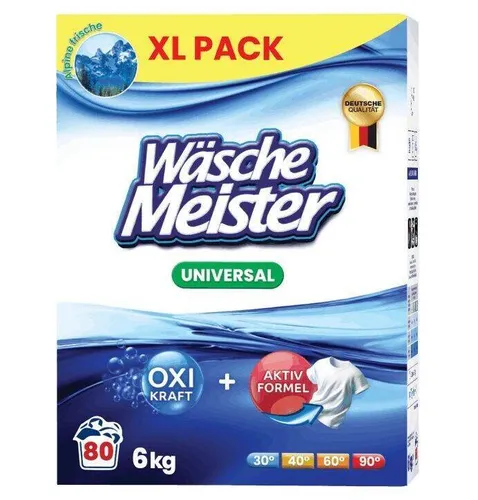 WäscheMeister Universal Proszek do Prania 6 kg WäscheMeister 4260418935141