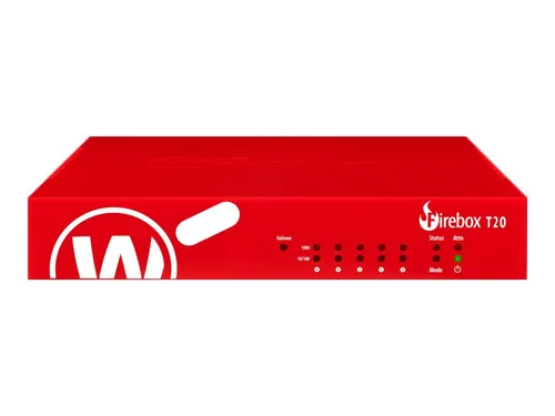 Watchguard WGT Firebox T20-W MSSP Appliance (WW) (WGT21997-WW) - Hochleistungs-Firewall für Netzwerksicherheitssysteme, bietet umfassenden Schutz und einfache Verwaltung für professionelle Anwendungen.