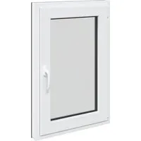 vidaXL Kellerfenster RISOR Anthrazit 60 x 80 cm - Modernes Untergeschossfenster aus PVC und Glas, das Licht optimal hereinlässt und stilvolle Akzente setzt. Mit praktischem Kipp- und Drehmechanismus für einfache Handhabung.