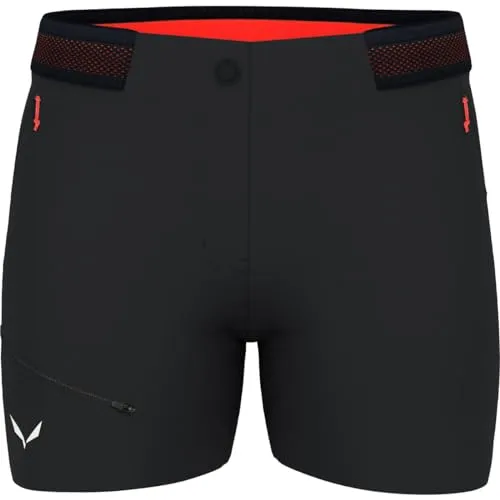 Salewa Pedroc Pro DST Cargo Damen Outdoorshort - Schwarz - Größe 34 - Wanderhosen für Damen, strapazierfähig und atmungsaktiv, ideal für anspruchsvolle Outdoor-Aktivitäten.