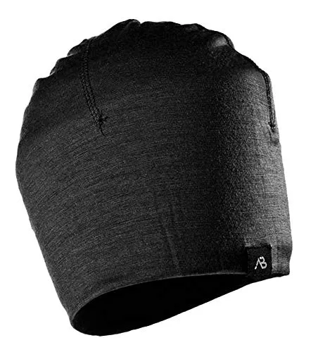 A. Blöchl Strickmütze Beanie Lite Merino Wolle schwarz - Modische Strickmütze aus 100% Merino Wolle. Atmungsaktiv und pflegeleicht, ideal für sportliche Aktivitäten oder als stylisches Accessoire.