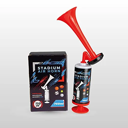 il megastore dei giocattoli e Giochiamo Stadionhorn, manuelles Stadionhorn, Stadionhorn ohne Gas, Stadium Hair Horn 110 dB, auch als Nautic-Trompete geeignet