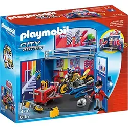PLAYMOBIL 6157 MOTORRADWERKSTATT