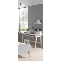 Vipack Schreibtisch Kiddy - Kinderschreibtisch mit Aufsatz - Hochwertiger Kinderschreibtisch aus MDF mit Aufsatz, perfekt für das Kinderzimmer. Robustes Kiefernholzgestell bietet Stabilität und Langlebigkeit.
