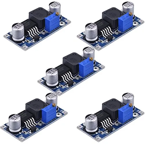 ICQUANZX 5 Pack XL6009 Boost Converter Modul DC zu DC 3.0-30 V zu 5-35 V Ausgangsspannung Einstellbare Step-Up-Platine