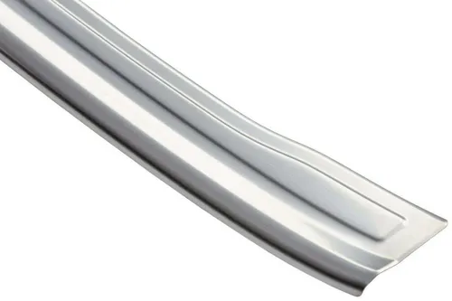 RECAMBO Ladekantenschutz für FORD FIESTA 6, 2008-2017 - Abdeckblenden mit hochwertigem V2A Edelstahl, bietet perfekten Schutz vor Kratzern und verleiht Ihrem Fahrzeug eine exklusive Optik. Einfache Montage mit doppelseitigem Klebeband.