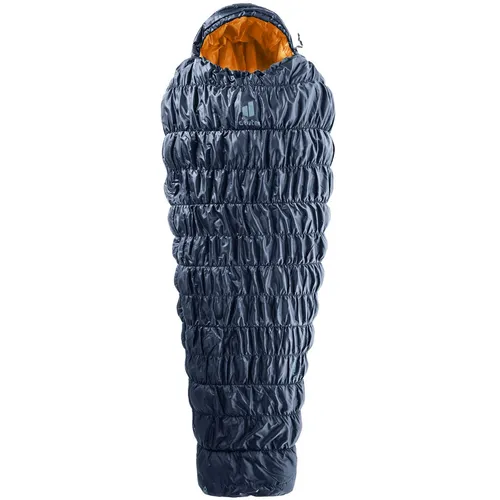 Deuter Exosphere -11° Zip Left Ink-Maple Schlafsack - Leichter und warmer Schlafsack für Bergnächte, aus 100% recyceltem Polyester, mit hervorragender Isolation und durchdachten Details für optimalen Komfort.