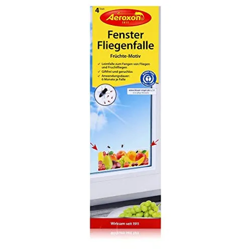 Aeroxon Fenster Fliegenfallen Früchte