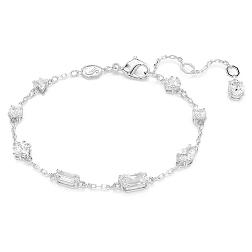 Swarovski Mesmera Armband: Rhodiniertes Damenarmband mit Swarovski Kristallen - Armbänder für Damen, elegantes Design mit strahlenden Swarovski Kristallen, ideal für jeden Anlass und perfekt als Geschenk.