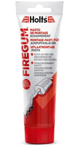 Holts Firegum Montagepaste für Auspuffanlagen 150 g - Hochwertige Montagepaste für Auspuffanlagen, sorgt für eine sichere und dauerhafte Verbindung, ideal für Reparaturen und Neumontagen.