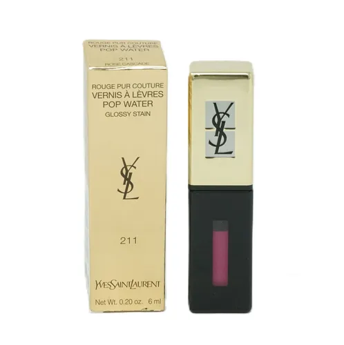 Yves Saint Laurent Rouge pur Couture Vernis a Levres pop Water glossy Stain 211